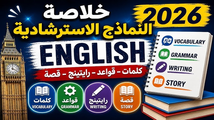 اسئلة النموذج الاسترشادي السابع في اللغة الإنجليزية للصف الثالث الثانوي 2026